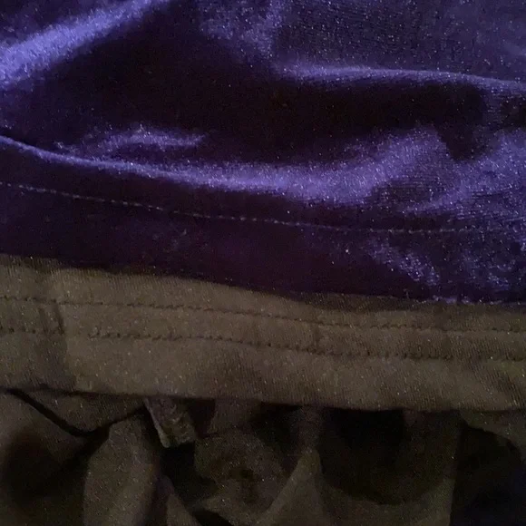 Lulu’s Navy Velour Style Dress Size Medium New - Picture 8 of 10